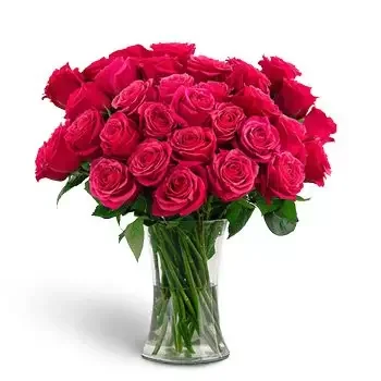 Al-Qiṭa 3 bloemen bloemist- Numeriek rood Bloem Levering