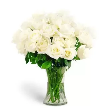 Al Khan bloemen bloemist- Witte parel Bloem Levering