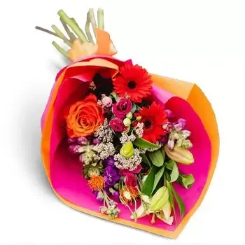 Most pri Bratislave flowers  -  Gold Colored Bouquet Flower Delivery