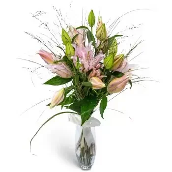 Jablonove kwiaty- Bukiet lilii królewskich Kwiat Dostawy