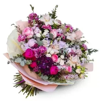 بائع زهور ترنافكا- باقة الصيف الرومانسية زهرة التسليم