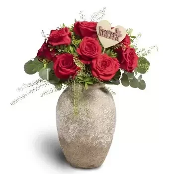 Benidorm Toko bunga online - Aku mencintaimu Karangan bunga