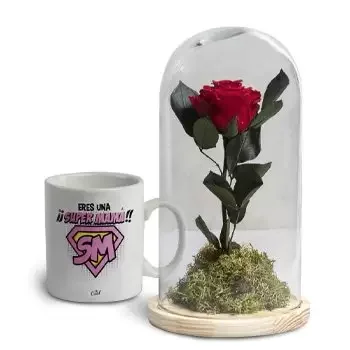 ג'רז דה לה פרונטרה פרחים- מלב אל לב פרח משלוח