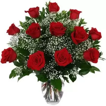 Choiseul flowers  -  Scarlet Beauty Flower Delivery