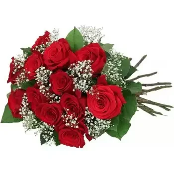 St. Lucia-virágok- Scarlet Love Virág Szállítás