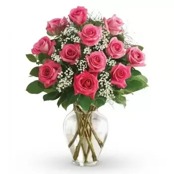 flores de Ballyvaughan- Delícia cor de rosa Flor Entrega