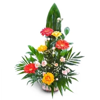 flores CIte des Martyrs floristeria -  claveles amarillos Ramos de  con entrega a domicilio