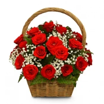 Phủ Λ. λουλούδια- Τέλειο κόκκινο Λουλούδι Παράδοση