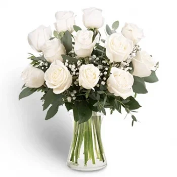Kon Tum bunga- Putih Segar Bunga Penghantaran