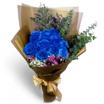 Thái Nguyên bunga- Bulan biru Bunga Penghantaran