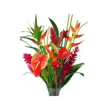 St Lucia Toko bunga online - Sunset tropis Karangan bunga