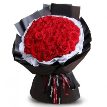 fiorista fiori di Hà Giang- Profondo rosso Fiore Consegna