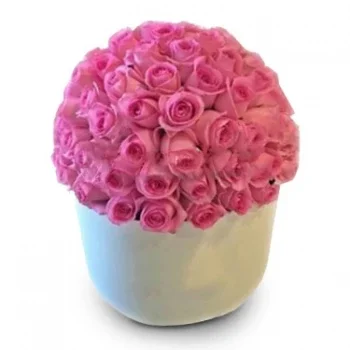 Phủ Λ. λουλούδια- Ροζ πέταλα Λουλούδι Παράδοση