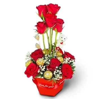 flores de Maurícia- Cheio de amor Flor Entrega