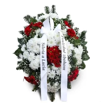 Bratislava blomster- Begravelse 6679 Blomst Levering