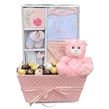 Laval flowers  -  Newborns Gift Basket