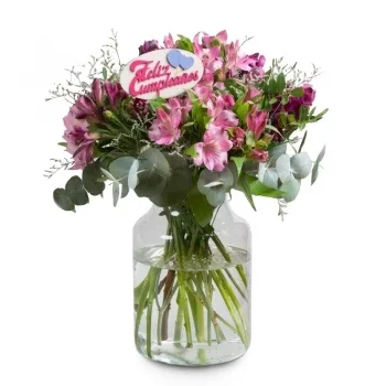 Sotogrande kukat- Pinkki & Valkoinen Kukka Toimitus