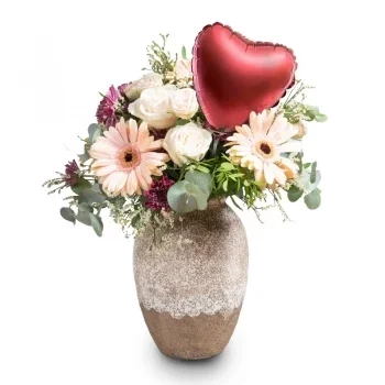 بائع زهور بلباو- قلب واحد زهرة التسليم