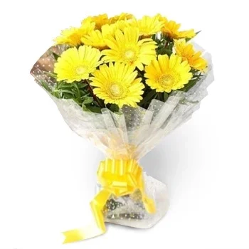 flores de Babai- Amarelo brilhante Flor Entrega