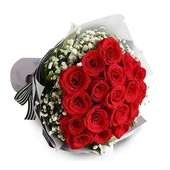 flores de Geruwa- Rosas dos namorados Flor Entrega