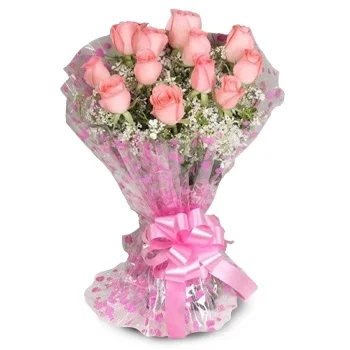 flores de Dhangarhi- Obrigado simples Flor Entrega