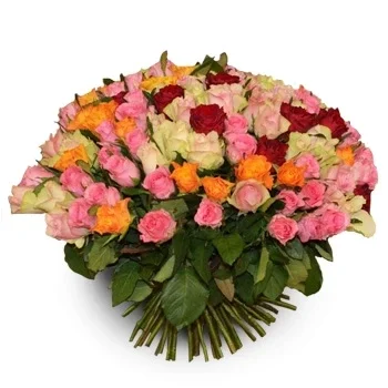 Bajoriskes Blumen Florist- Ungewöhnliches Geschenk Blumen Lieferung