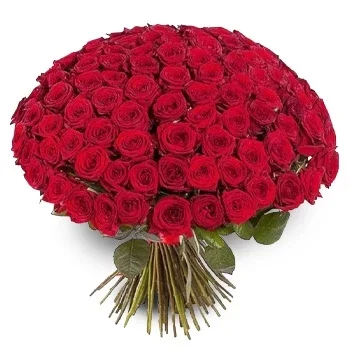 Budhiganga kukat- Tuore punainen Kukka Toimitus