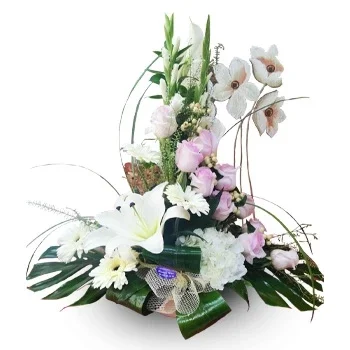 גראן קנריה פרחים- גוונים עדינים פרח משלוח