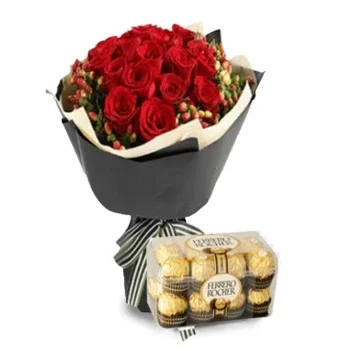 מכרות Cẩm Phả פרחים- אהבה מומחית פרח משלוח