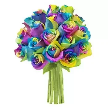 Moscow flowers  -  Rainbow Beauty Flower Delivery