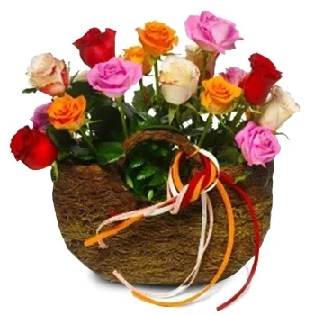 Certkovskij Rajon bloemen bloemist- Diverse rozen Bloem Levering