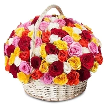 Agulskij Rajon květiny- Okouzlující košík Květ Dodávka