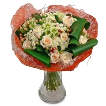 Belozerskij Rajon-virágok- Kecses elrendezés Virág Szállítás