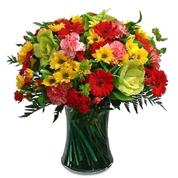 Novossibirsk Fleuriste en ligne - Teintes joyeuses Bouquet