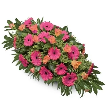 Langenhagen Online Blumenhändler - Anmutiges Trauerspray Blumenstrauß