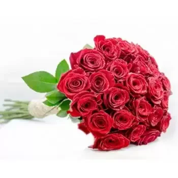 Qatar Online blomsterbutikk - Rød rose historie Bukett