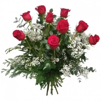 מדריד חנות פרחים באינטרנט - משפר אהבה זר פרחים