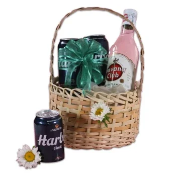 Cuba flowers  -  Rum & Brew Bliss Basket Baskets Delivery