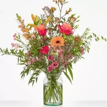 Κοπεγχάγη λουλούδια- Χαρούμενο μπουκέτο επιλογής Λουλούδι Παράδοση