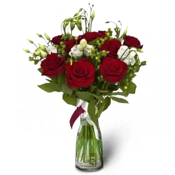 Lepe rože- Amour Rouge Bouquet Cvet Dostava