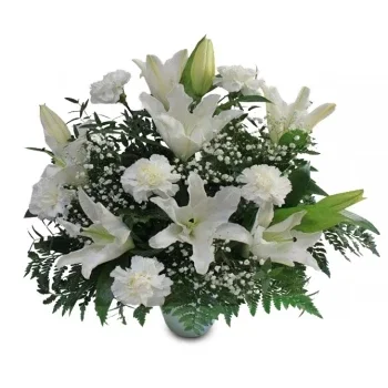 Palmanova Blumen Florist- Verschneite Eleganz Blumen Lieferung