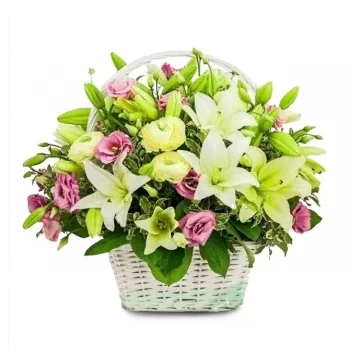 Valencia פרחים- Blush Blossom Delight פרח משלוח