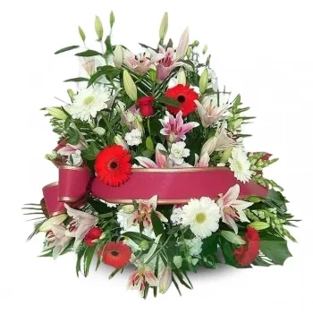Spanien Blumen Florist- Beerdigungen mit sanfter Umarmung Blumen Lieferung