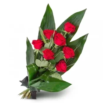 flores de San Sebastian- Buquê de tributo brilhante Flor Entrega