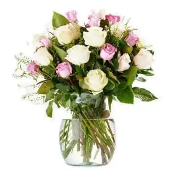 Akutsa bunga- Bouquet Mawar lembut Bunga Penghantaran