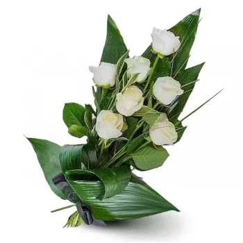 fleuriste fleurs de Marbella- Bouquet Élégance enneigée Fleur Livraison
