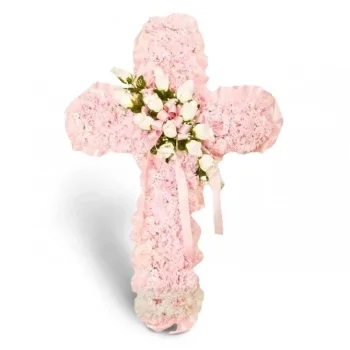 fleuriste fleurs de Nerja- Consolation en croix Fleur Livraison