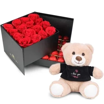 Dubai media city flowers  -  Seductive Romance Set Flower Delivery