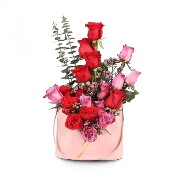 Kurnish Dairah-virágok- Szenvedélyes színárnyalatok Virág Szállítás