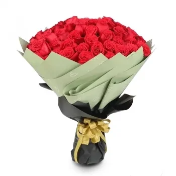 fleuriste fleurs de Dubai- Roses romantiques pour la Saint-Valentin Fleur Livraison